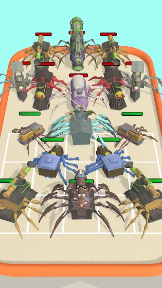 Merge Spider Train [МОД Unlimited Money] Screenshot 3