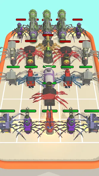 Merge Spider Train [МОД Unlimited Money] Screenshot 5