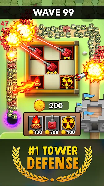 Merge Clash: Tower Defense TD (Мердж Клаш) [МОД Unlocked] Screenshot 2