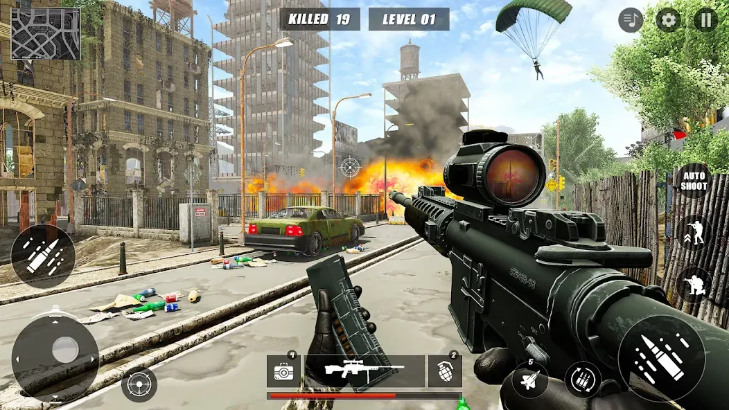 Code of Sniper 3D Gun Shooting [МОД Меню] Screenshot 2