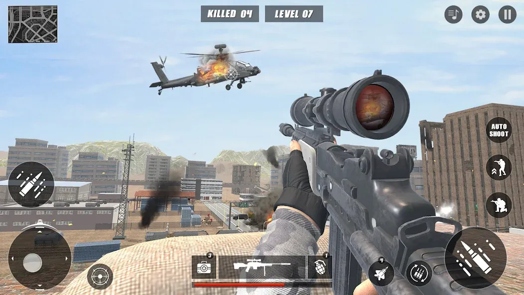 Code of Sniper 3D Gun Shooting [МОД Меню] Screenshot 3