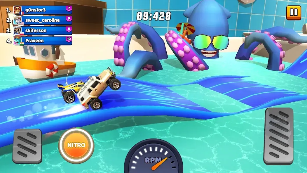 Nitro Jump - Car Racing (Нитро Джамп Рейсинг) [МОД Mega Pack] Screenshot 2