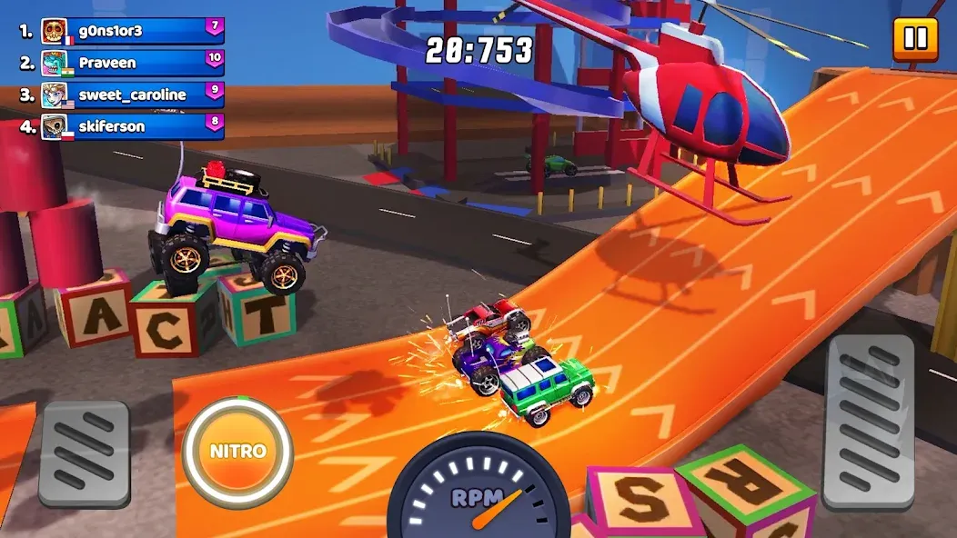 Nitro Jump - Car Racing (Нитро Джамп Рейсинг) [МОД Mega Pack] Screenshot 3