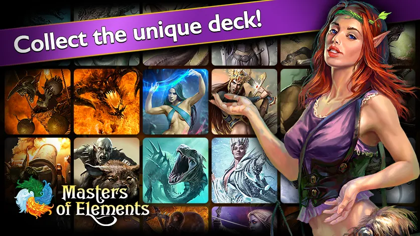 Masters of Elements－Online CCG [МОД Бесконечные деньги] Screenshot 2