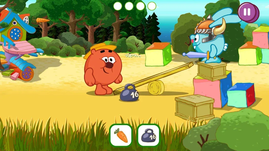 Смешарики. Вальхалла [МОД Бесконечные монеты] Screenshot 2