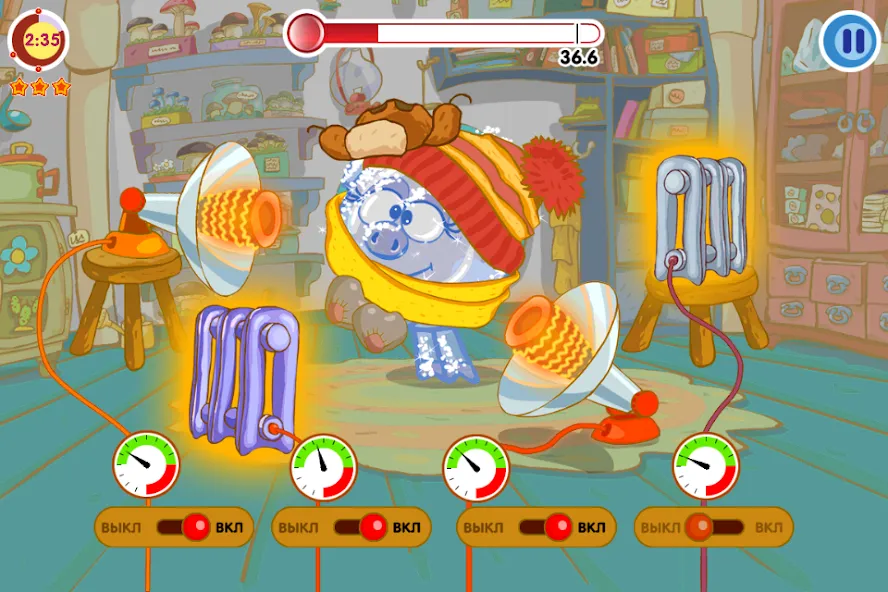 Смешарики. Прощай, зима! [МОД Все открыто] Screenshot 2