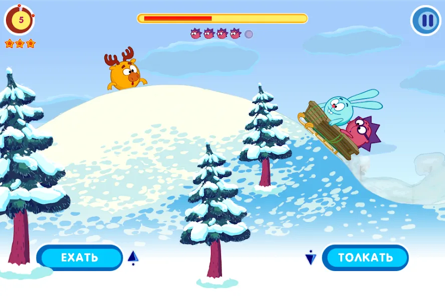 Смешарики. Прощай, зима! [МОД Все открыто] Screenshot 3