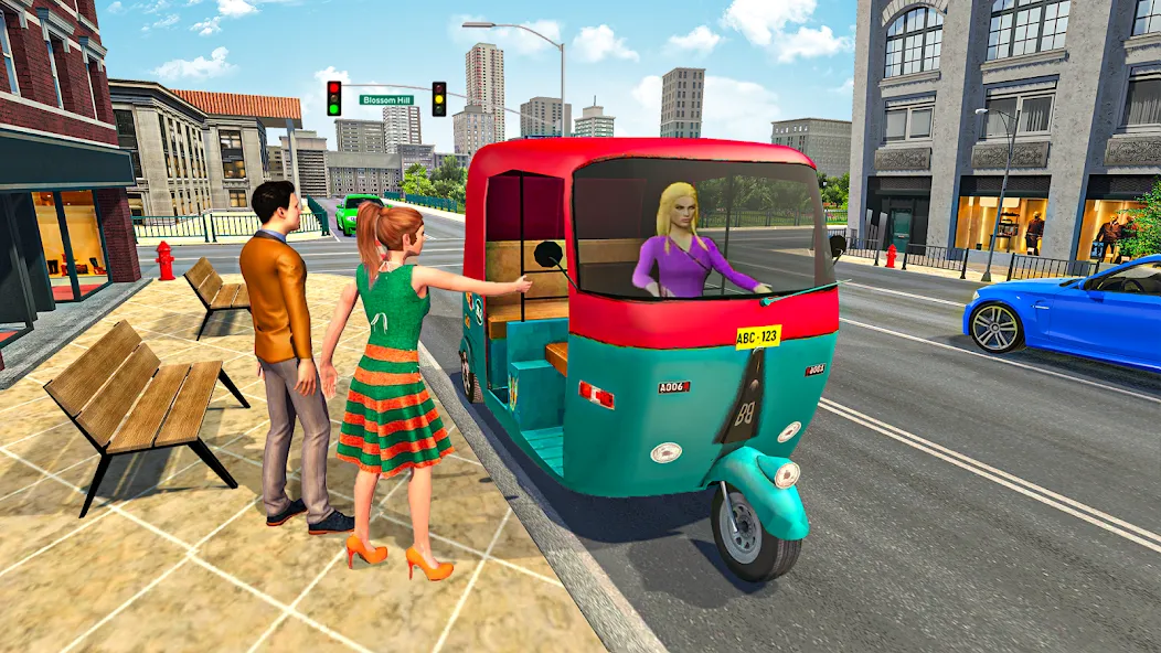Tuk Tuk Auto Rickshaw Game 3d [МОД Mega Pack] Screenshot 2