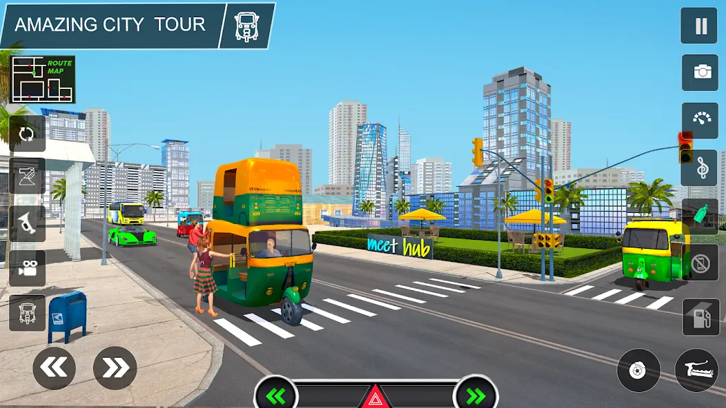 Tuk Tuk Auto Rickshaw Game 3d [МОД Mega Pack] Screenshot 3