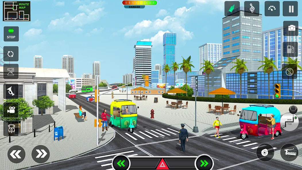 Tuk Tuk Auto Rickshaw Game 3d [МОД Mega Pack] Screenshot 4