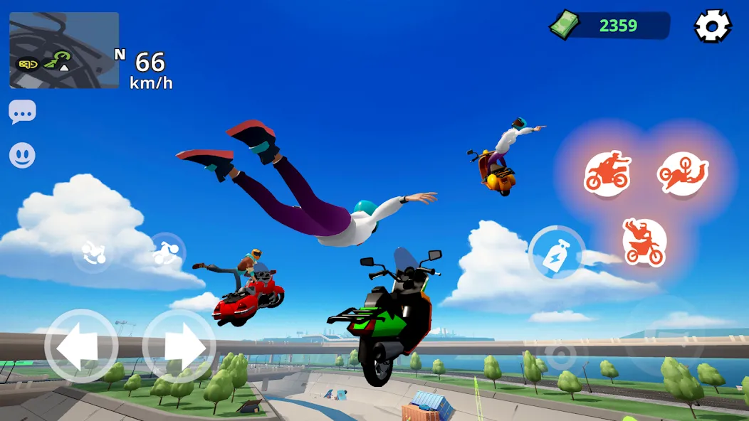 Moto City: Mad Bike Delivery (Мото Сити) [МОД Бесконечные деньги] Screenshot 3
