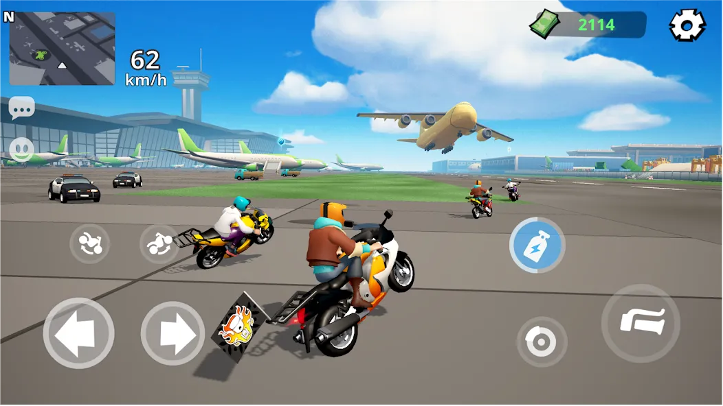 Moto City: Mad Bike Delivery (Мото Сити) [МОД Бесконечные деньги] Screenshot 4