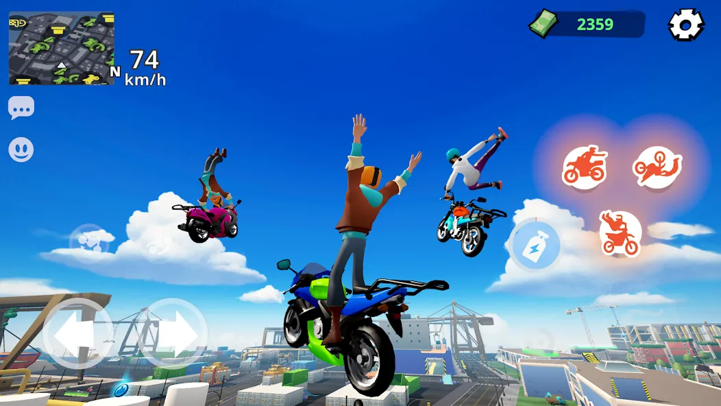 Moto City: Mad Bike Delivery (Мото Сити) [МОД Бесконечные деньги] Screenshot 5