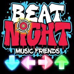 Взломанная Beat Shooter Night: Rap Battle (ФНФ Фанк)  [МОД Бесконечные монеты]