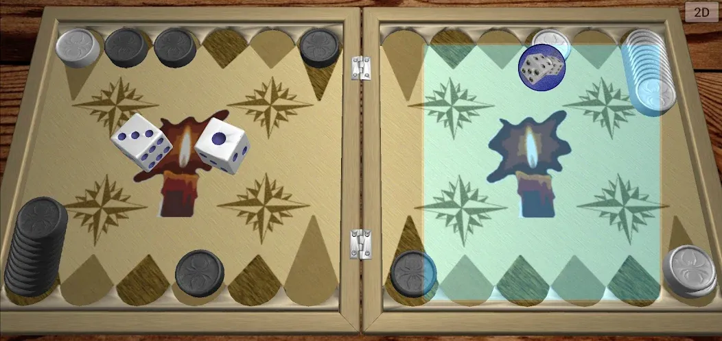 Backgammon 6 1 [МОД Бесконечные монеты] Screenshot 4