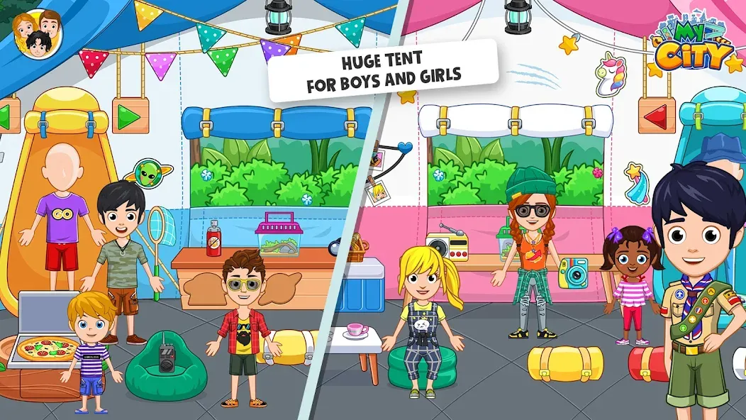 My City : Wildlife Camping (Мой город) [МОД Бесконечные монеты] Screenshot 3