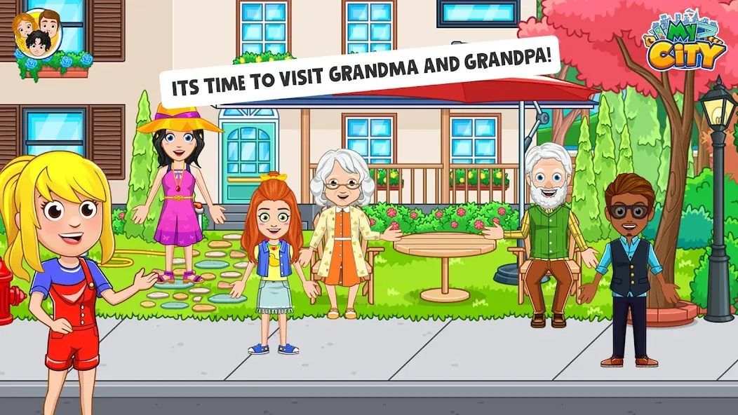 My City : Grandparents Home (Мой город) [МОД Бесконечные монеты] Screenshot 1