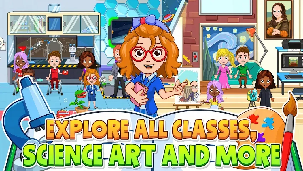 My City : High School (Мой город) [МОД Меню] Screenshot 3