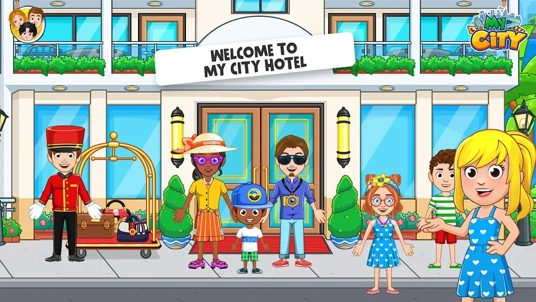 My City : Hotel (Мой Город) [МОД Unlimited Money] Screenshot 1