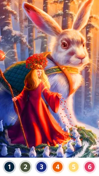 Myth & Fairy Color by Number [МОД Unlimited Money] Screenshot 2