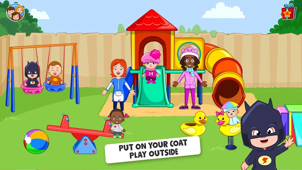 My Town : Daycare Game [МОД Unlocked] Screenshot 1