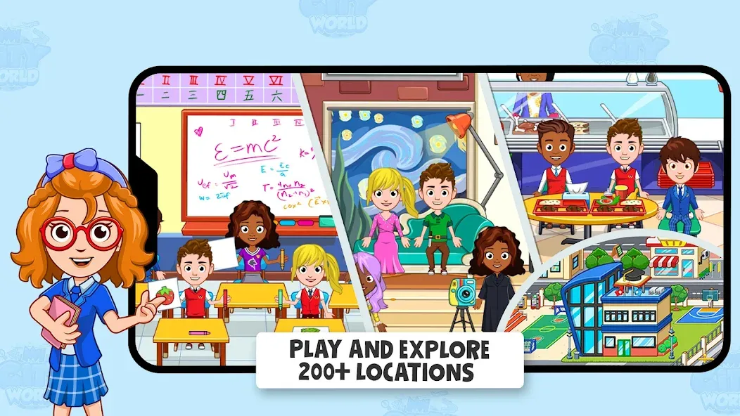 My Town World - Mega Doll City (Май Таун) [МОД Бесконечные монеты] Screenshot 5