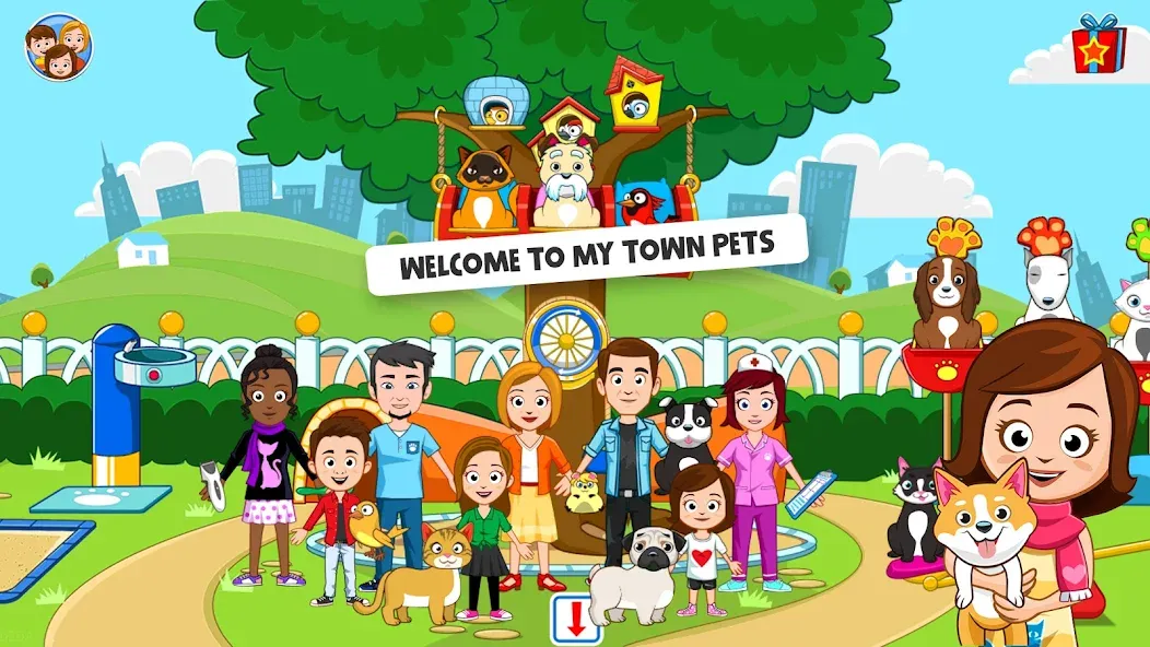 My Town: Pet games & Animals (Май Таун) [МОД Menu] Screenshot 1