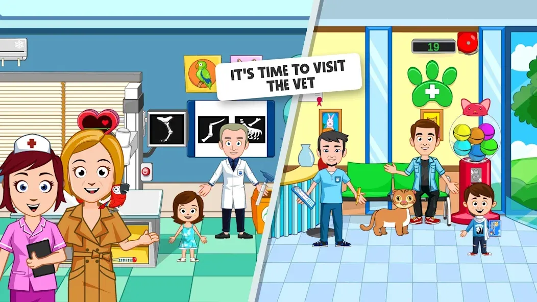 My Town: Pet games & Animals (Май Таун) [МОД Menu] Screenshot 3