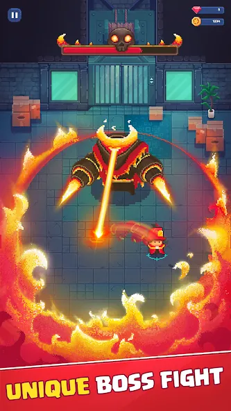Firefighter: pixel shooter [МОД Бесконечные деньги] Screenshot 4