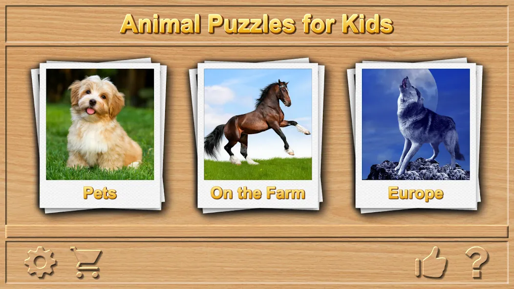 Animal Puzzles for Kids [МОД Много монет] Screenshot 1