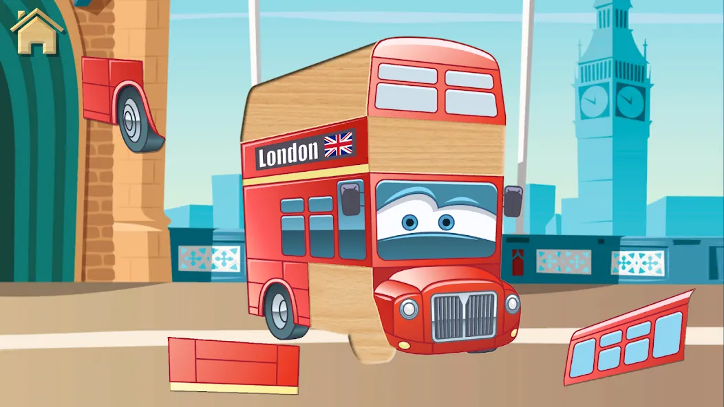 Car Puzzles for Toddlers [МОД Все открыто] Screenshot 3