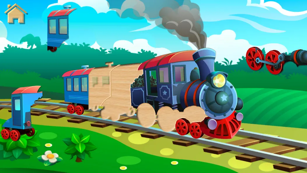 Car Puzzles for Toddlers [МОД Все открыто] Screenshot 5