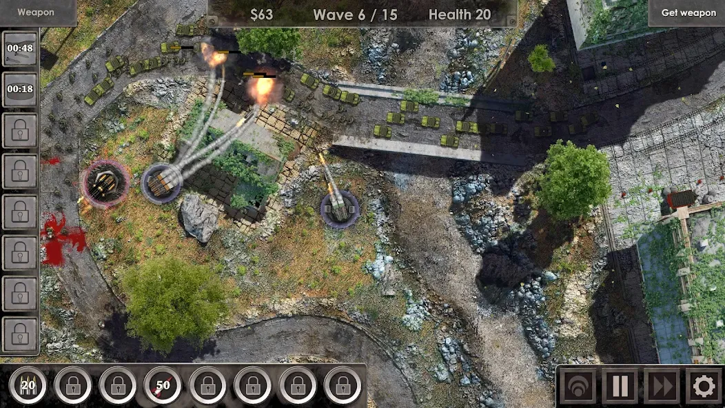 Defense Zone 3 HD (Дефенс Зон 3 ) [МОД Бесконечные монеты] Screenshot 1