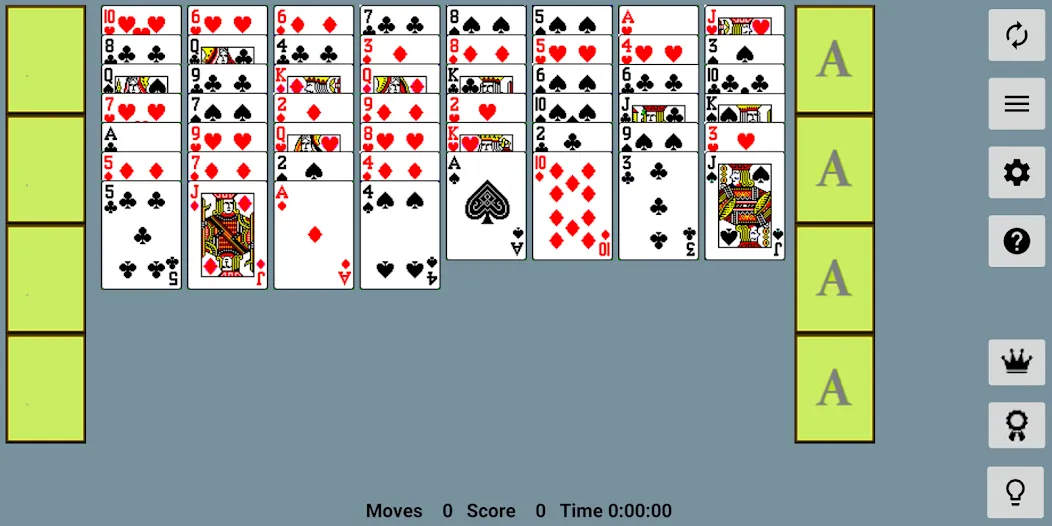 FreeCell with Leaderboards (Фрикел с таблицей лидеров) [МОД Бесконечные деньги] Screenshot 1