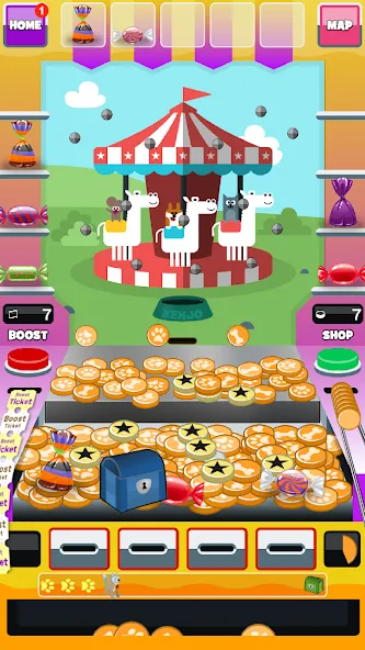 Kenjo's Journey Coin Pusher [МОД Меню] Screenshot 1