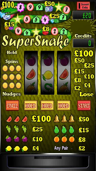 Super Snake Slot Machine [МОД Все открыто] Screenshot 1