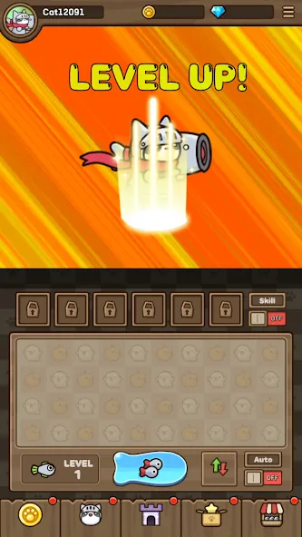 Cat Hero : Idle RPG (Кэт Хиро) [МОД Много денег] Screenshot 2