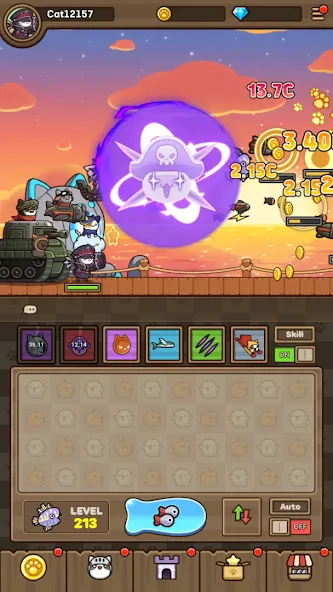 Cat Hero : Idle RPG (Кэт Хиро) [МОД Много денег] Screenshot 3