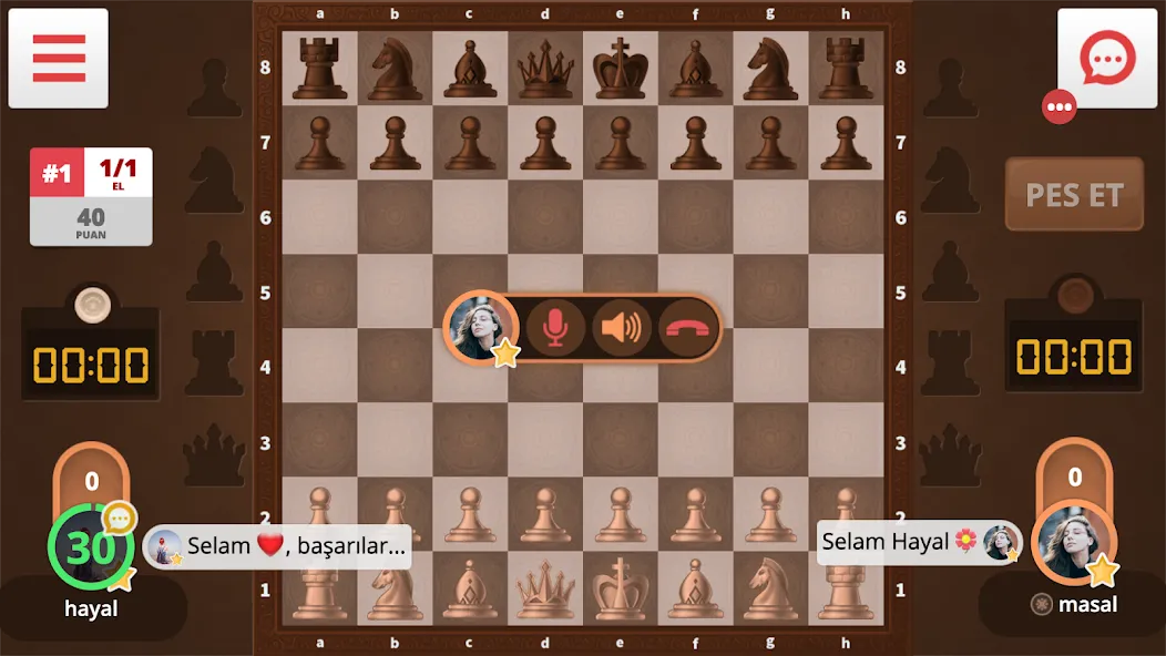 Satranç Online [МОД Unlimited Money] Screenshot 1