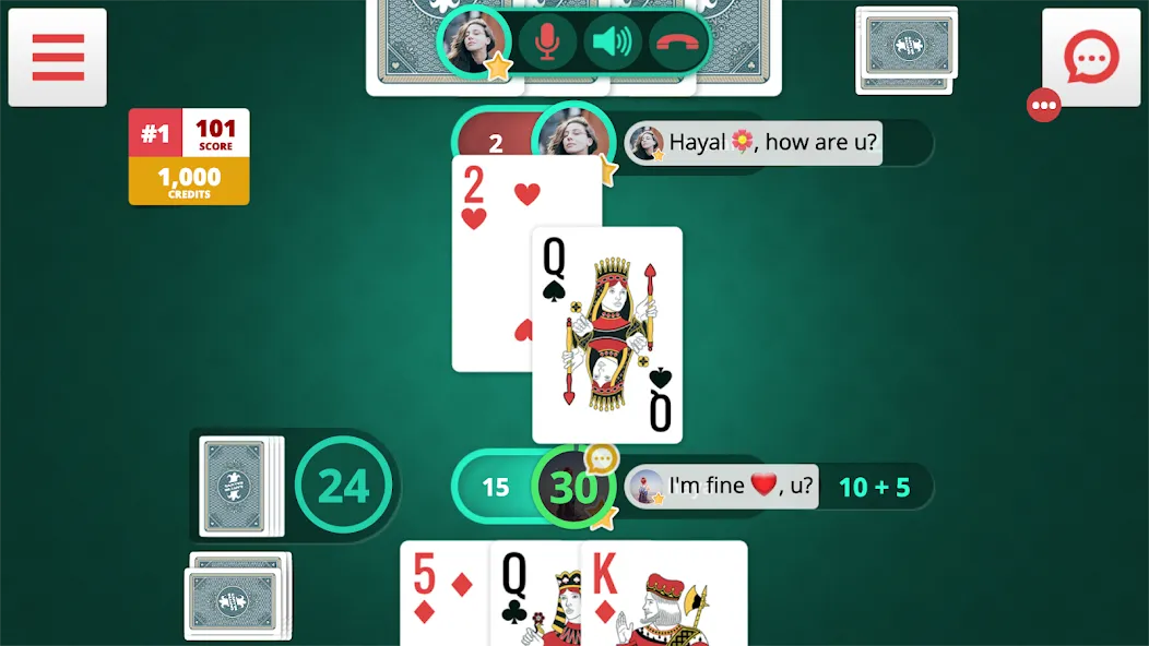 Pisti Online [МОД Много монет] Screenshot 1