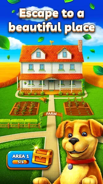 Joey's Farm - Tile Match [МОД Много монет] Screenshot 3