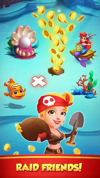 Coin Rush - Pirate GO! (Коин Раш) [МОД Все открыто] Screenshot 3