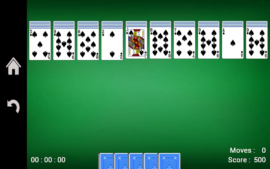 Spider Solitaire [МОД Много монет] Screenshot 2
