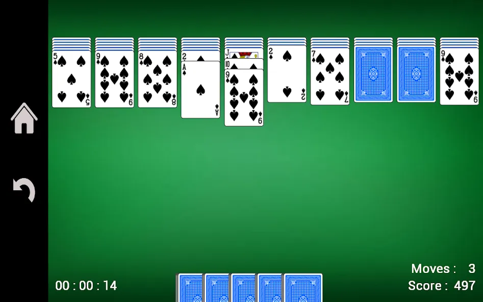Spider Solitaire [МОД Много монет] Screenshot 3