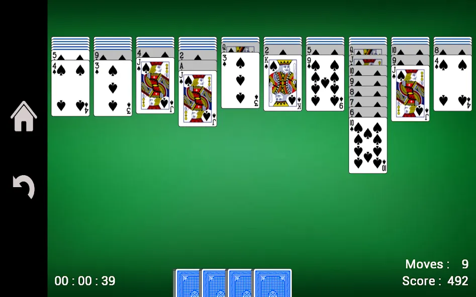 Spider Solitaire [МОД Много монет] Screenshot 4