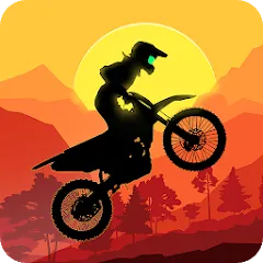 Скачать взлом Sunset Bike Racer - Motocross (Сансет Байк Рейсер)  [МОД Все открыто]