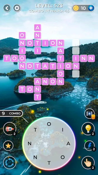 WOW4:Word Connect Offline Word (ВАУ 4) [МОД Бесконечные монеты] Screenshot 3