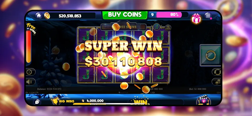 Majestic Slots: Slot Machine [МОД Бесконечные деньги] Screenshot 1