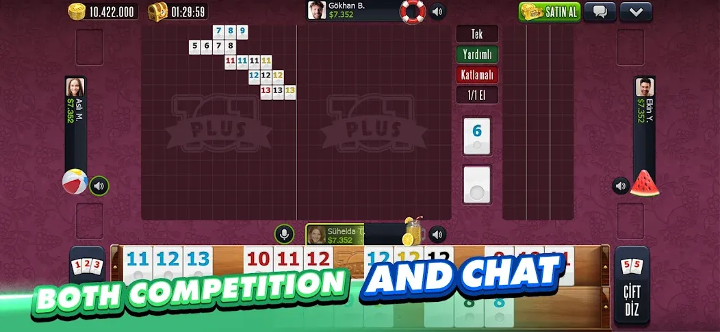 101 Okey Plus Rummy Board Game [МОД Unlimited Money] Screenshot 5
