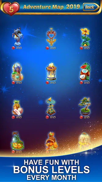 Lost Jewels - Match 3 Puzzle (Лост Джуэлс) [МОД Много монет] Screenshot 1